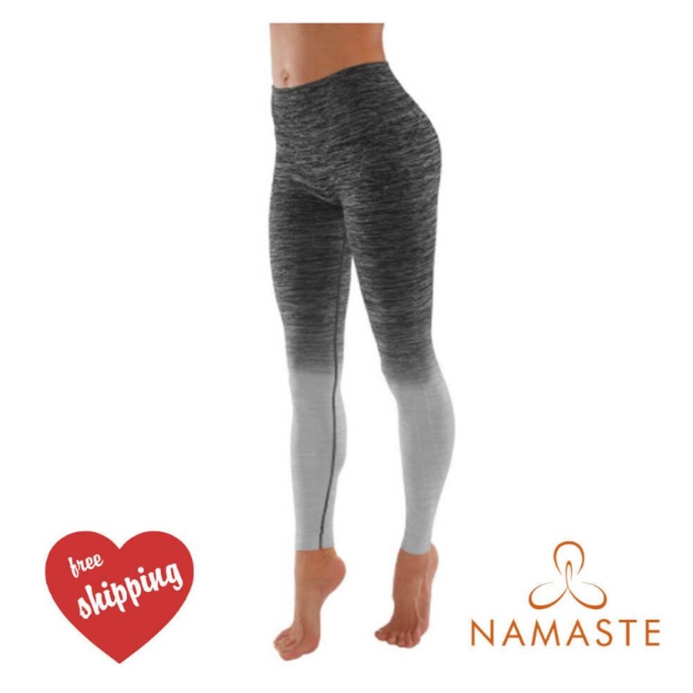 Ombre Yoga Fitness Active Gym High Waist Leggings